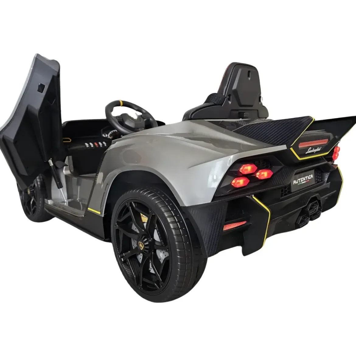 Lamborghini Grigia 12V Macchina Elettrica per Bambini