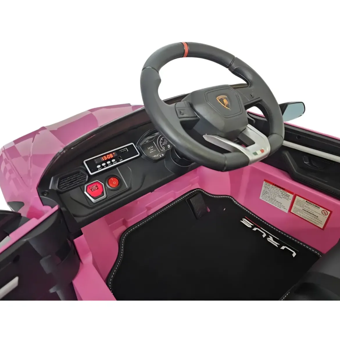 Lamborghini Urus Rosa 12V Macchina Elettrica per Bambini