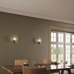 Lampada da Parete Intec Applique Moderna Lampadina E27 Luce per Interno