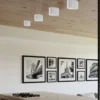 Lampada Intec a Soffitto Faretti Orientabili Plafoniera Rotonda Bianca