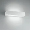 Lampada Rettangolare Luce da Parete Intec Faretto a Muro Verniciabile