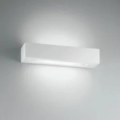 Lampada Rettangolare Luce da Parete Intec Faretto a Muro Verniciabile