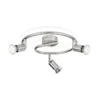 Lampadario con 3 Faretti LED GU10 Lampada da Soffitto Cucina Soggiorno Lampadina