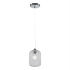 Lampadario da Soffitto Luce in Vetro a Sospensione Elegante da Interno