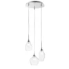 Lampadario Moderno con 3 Punti Luce a Sospensione da Interno di Design