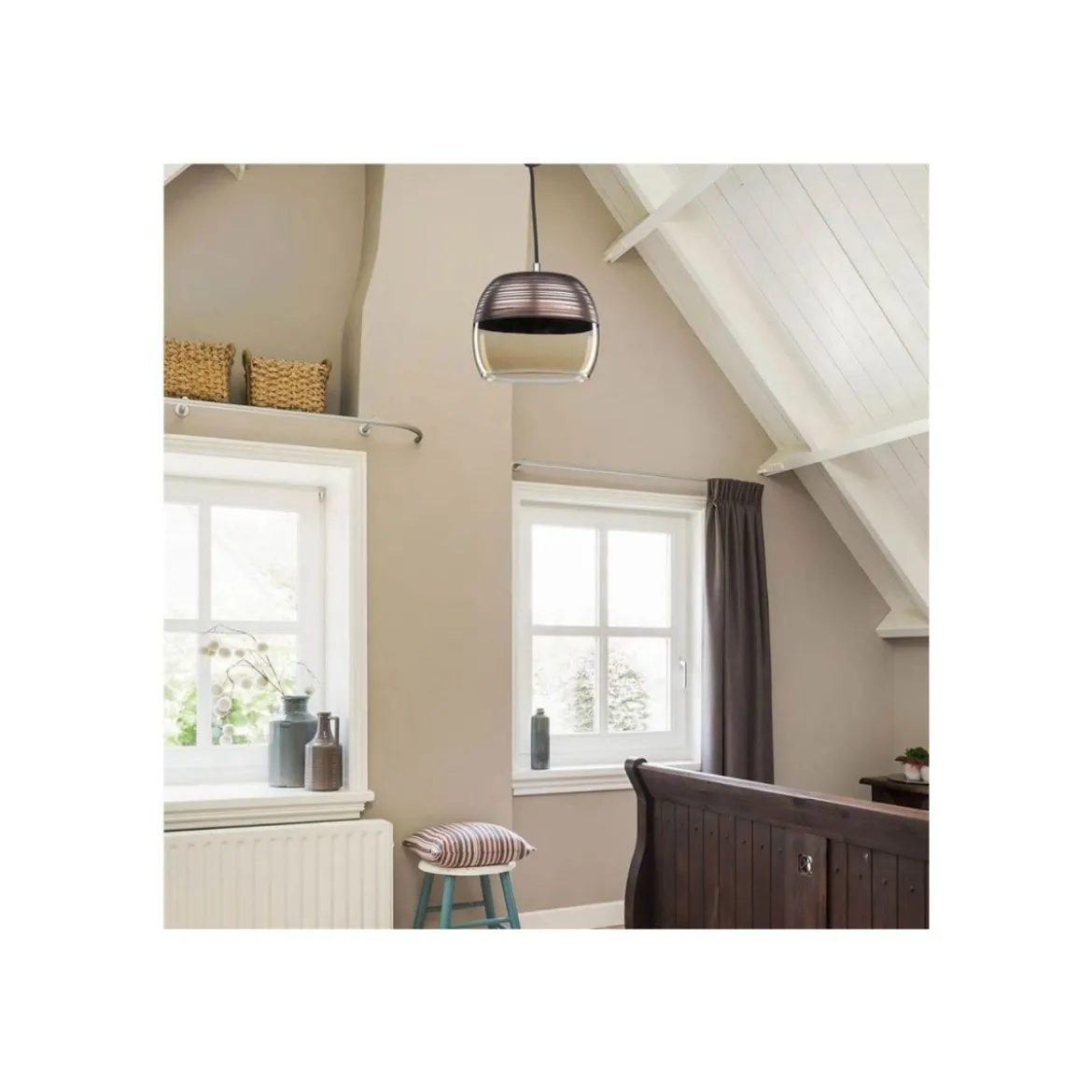 Lampadario Sospeso in Vetro Lampada a Sospensione da Interno Moderno Bar Camera