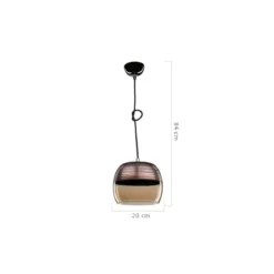 Lampadario Sospeso in Vetro Lampada a Sospensione da Interno Moderno Bar Camera