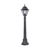 Lampione da 110 da Esterno Lampioncino per Giardino Moderno Lanterna Luce Vetro