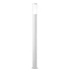 Lampione in Acciaio Bianco Intec Palo per Illuminazione da Esterno