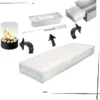Lana in Fibra Ceramica per Biocamino Bruciatore Ricambio Universale