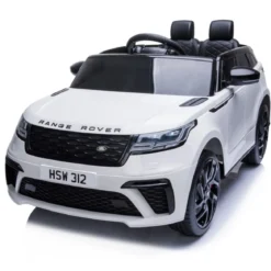 Land Rover Velar Bianco Macchina Elettrica a Batteria 12 V Telecomando