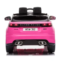 Land Rover Velar Rosa Macchina Elettrica a Batteria 12 V Telecomando