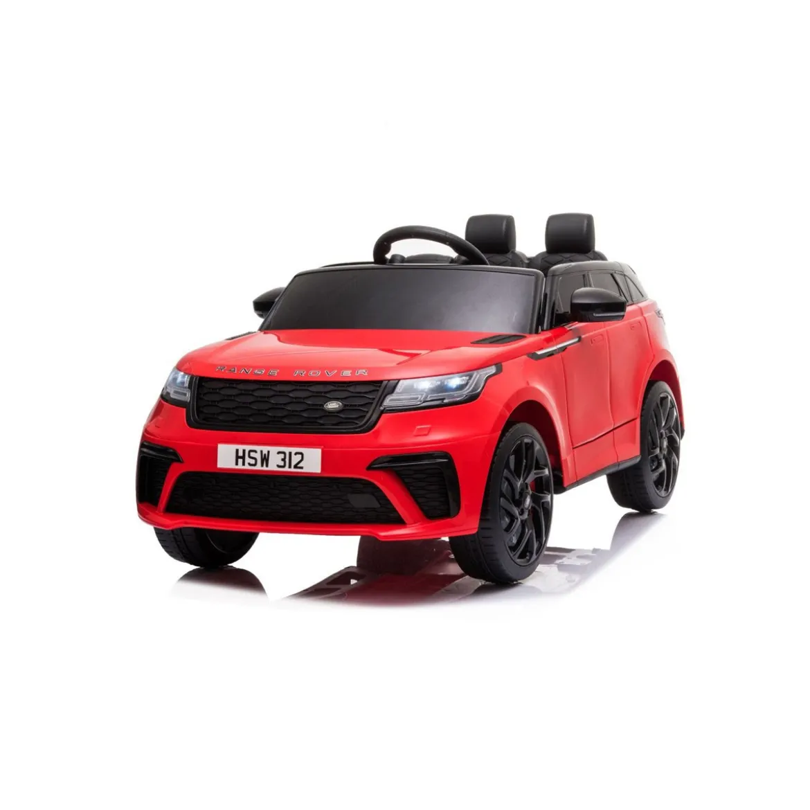 Land Rover Velar Rosso Macchina Elettrica a Batteria 12 V Telecomando
