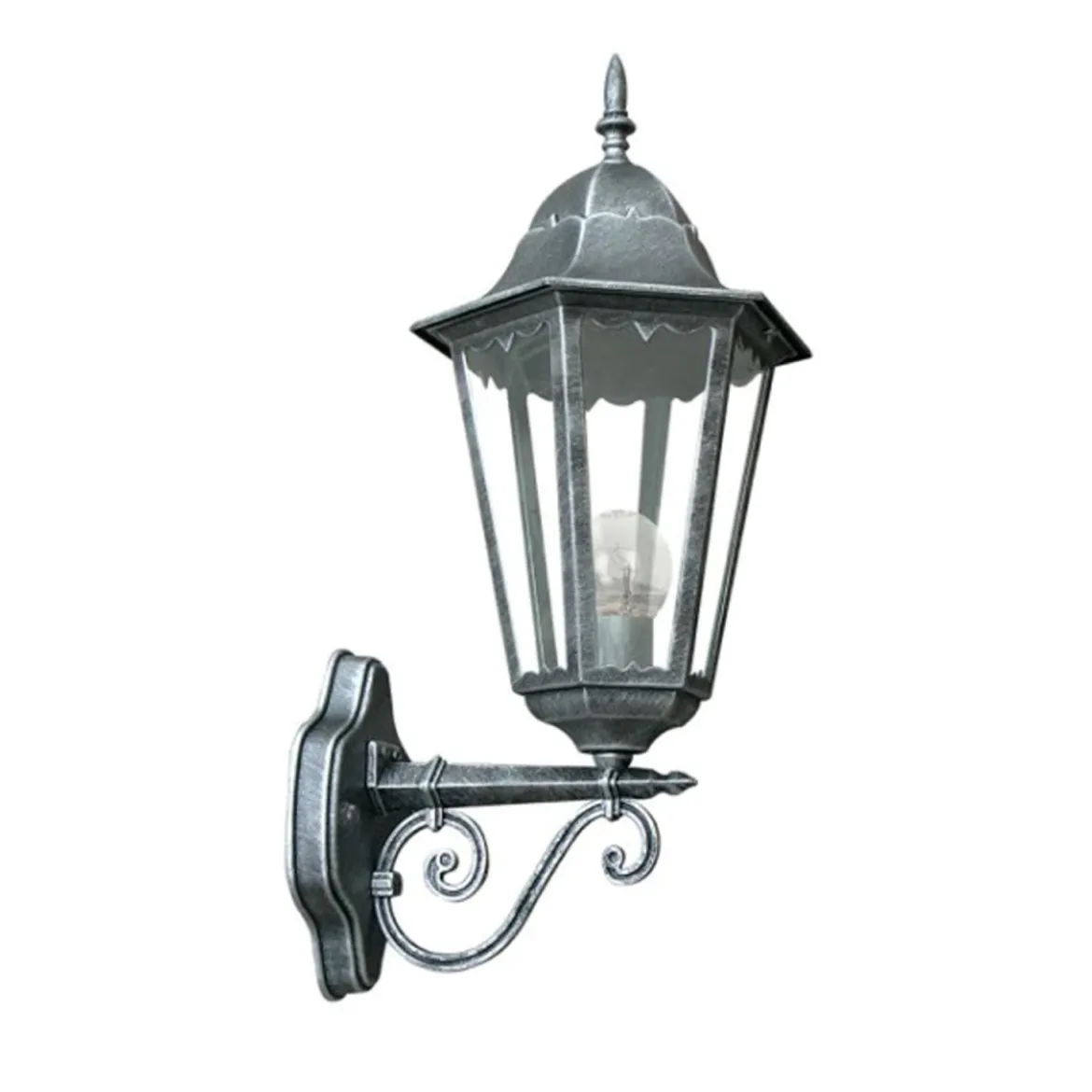 Lanterna Applique da Esterno Intec in Alluminio Punto Luce per Giardino