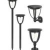 Lanterna Solare 3 in 1 LED 100 Luce Calda Muro Parete Picchetto Esterno