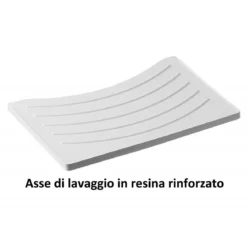 Lavatoio con Mobiletto in Legno 60x60 Sifone Piletta di Scarico Pilozzo Lavanderia