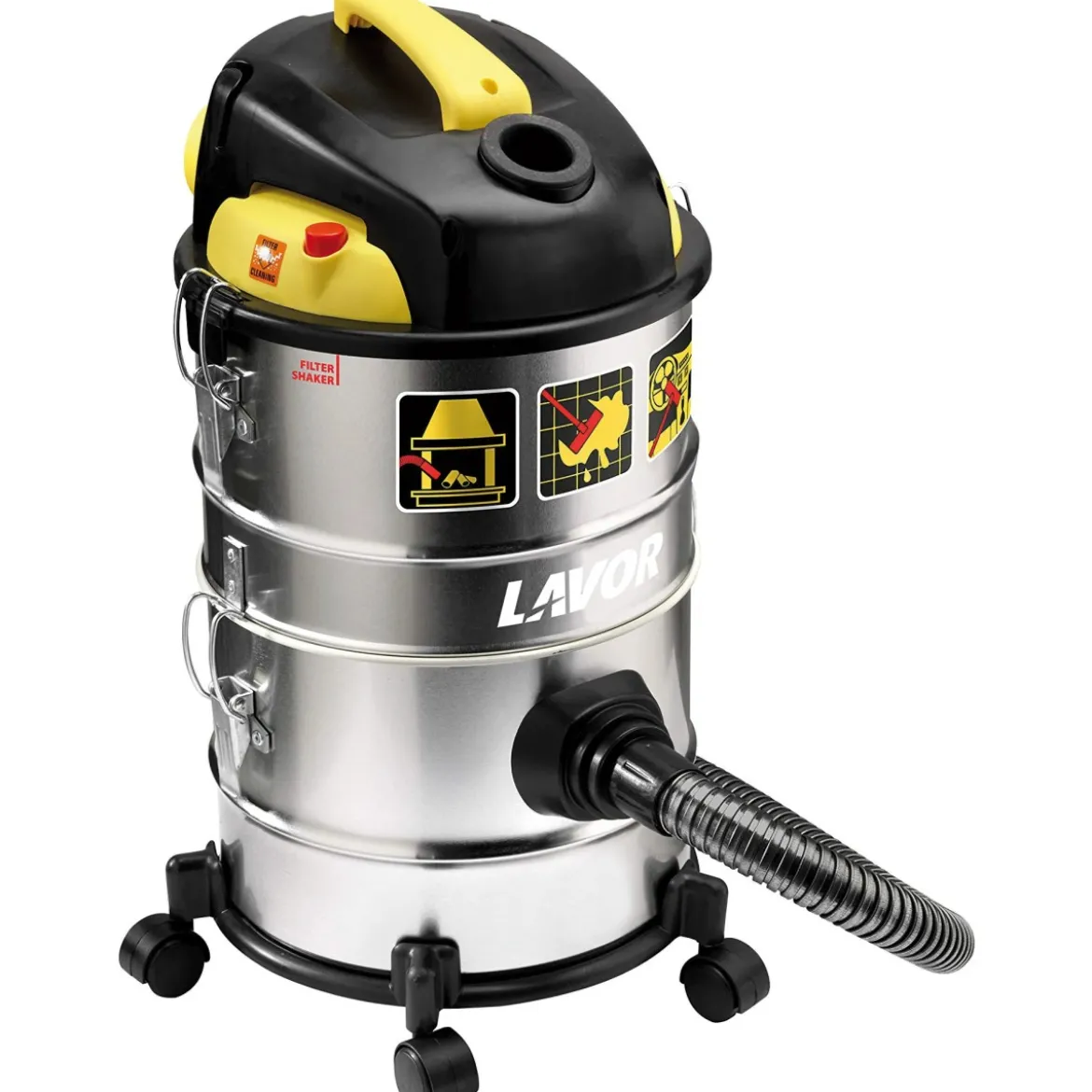 Lavor Bidone Aspiratutto Aspira Polvere Liquidi Solidi Cenere Soffiatore 28L