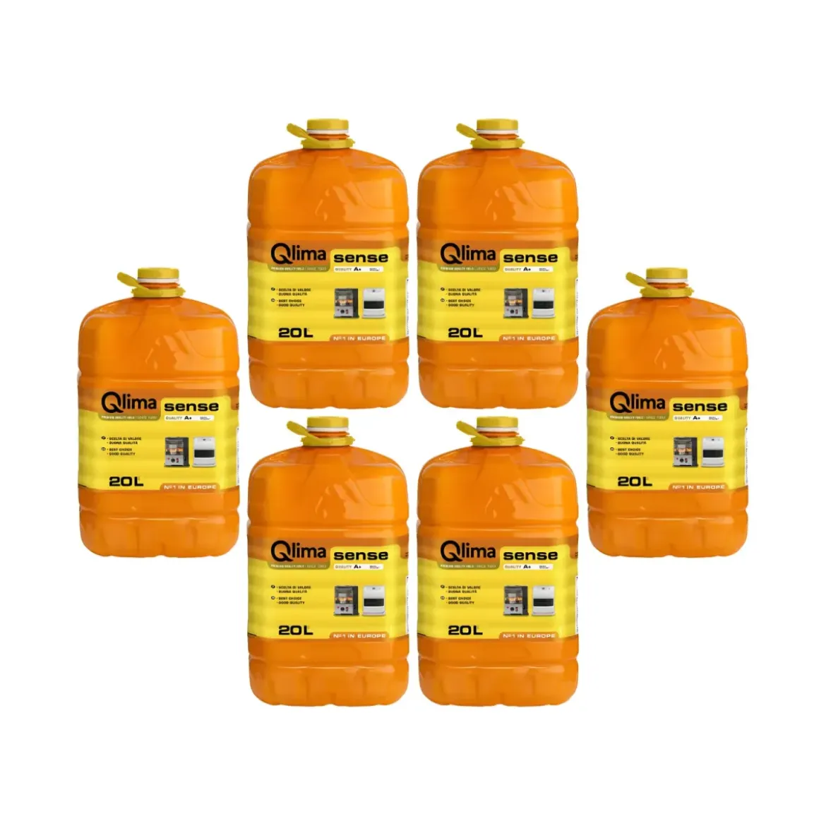 20L Combustibile Liquido per Stufe Universale 6 Taniche Ecologica
