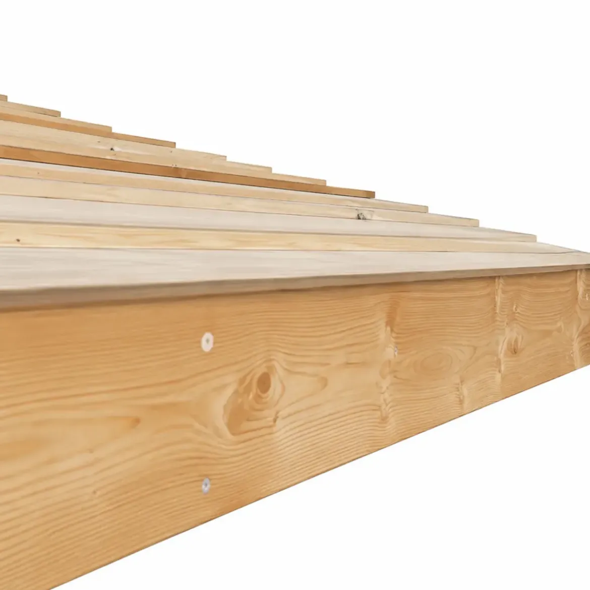 Legnaia con Griglia 162x60x20 5cm in Legno Abete Massello da Esterno