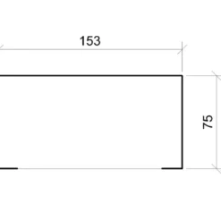 Legnaia da Esterno 153x75x159 cm Legno SmartSide 10 mm Pavimento