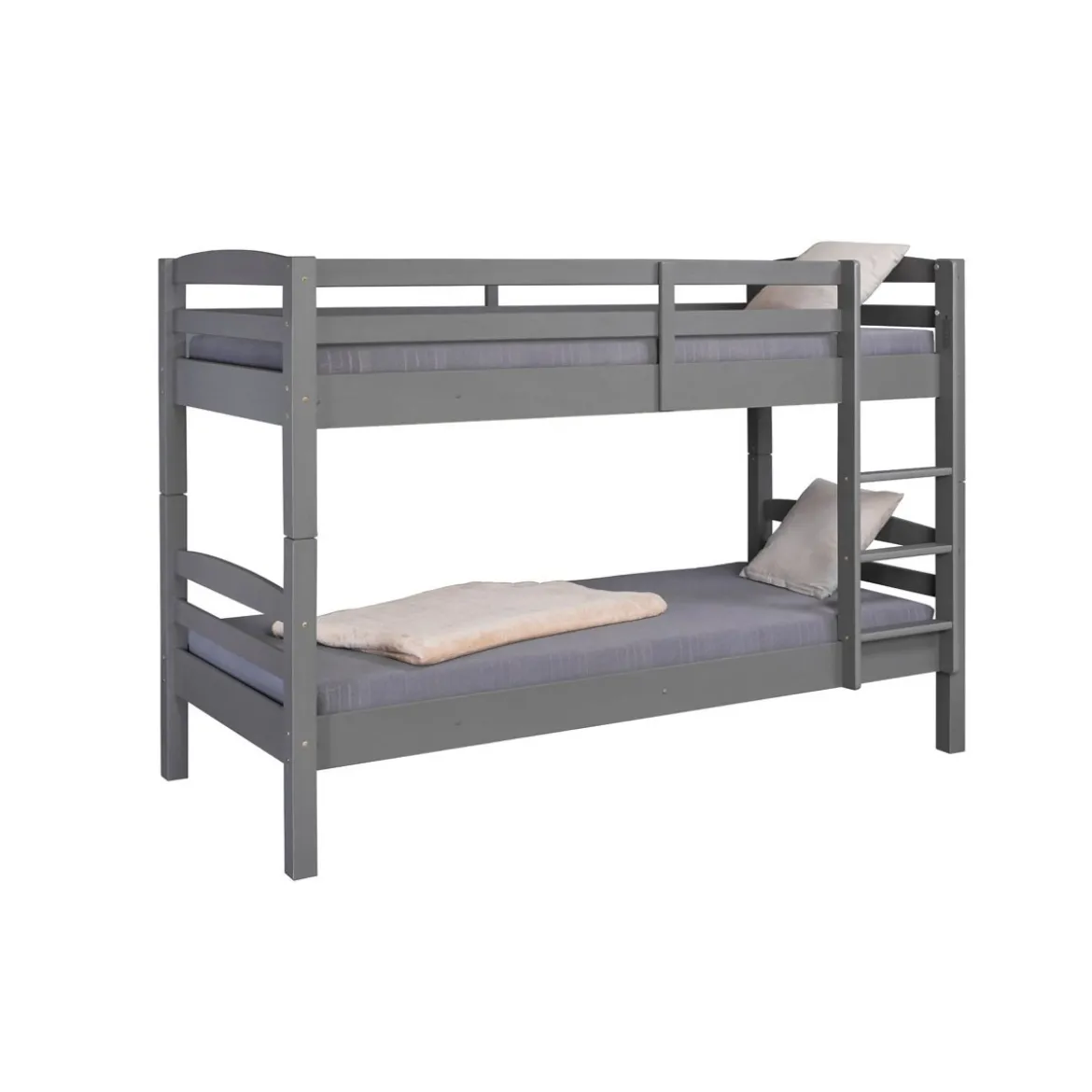 2 Letti Singoli a Castello per Materasso 90x200 Rete a Doghe Cameretta Bambini