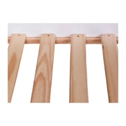 2 Letti Singoli Materasso 90x200 a Doghe Castello Bianco Pino Scala Cameretta