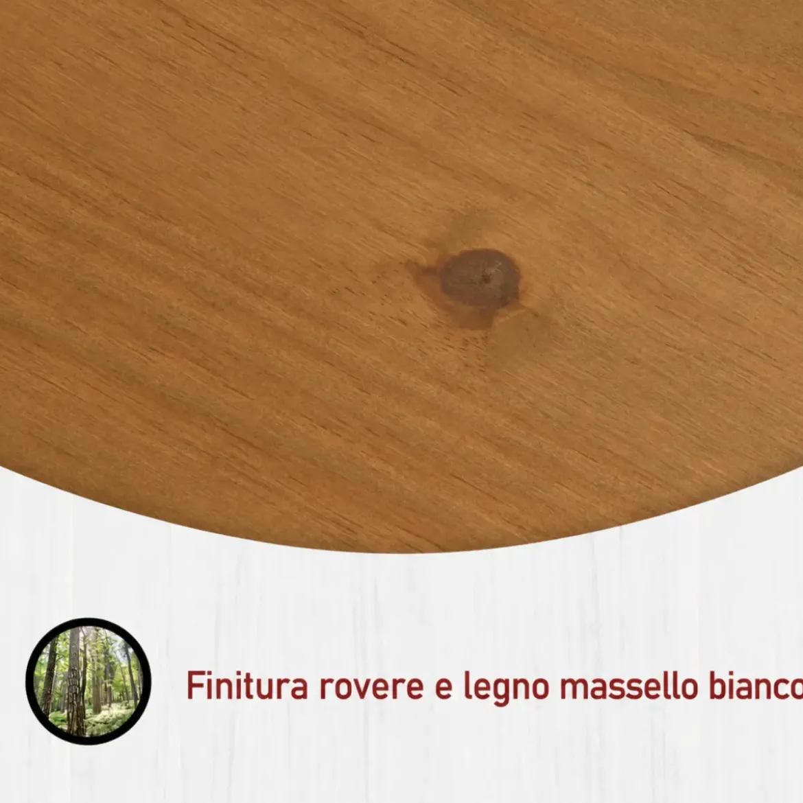 Letto alla Francese 180x200 Pino Massello Bianco Rovere con Cassetto