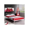 Letto Matrimoniale 2 due piazze 160x200 Rete a Doghe in Metallo Camera da Letto