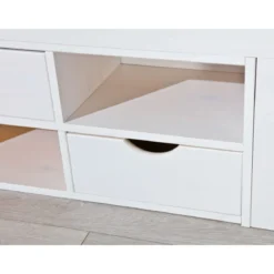 Letto Matrimoniale 160x200 Rete a Doghe con Cassetti Due Piazze
