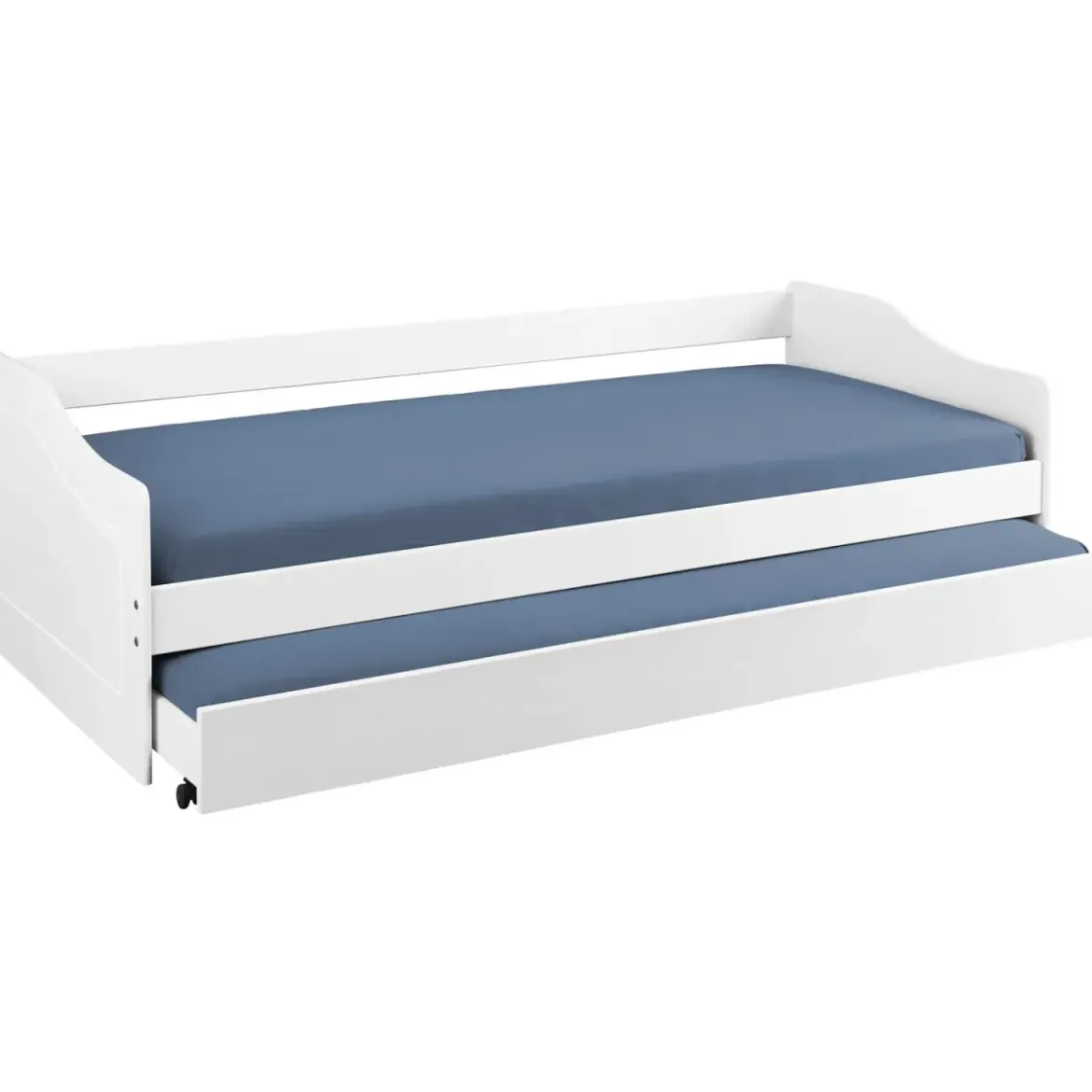 Letto Singolo con Cassettone Estraibile Contenitore Salvaspazio 90x190