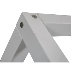 Letto singolo 90x200 cm Bianco con Tetto Doghe