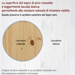 Letto Singolo 90x200 cm in Legno Bianco Cassetti Comodino Estraibili