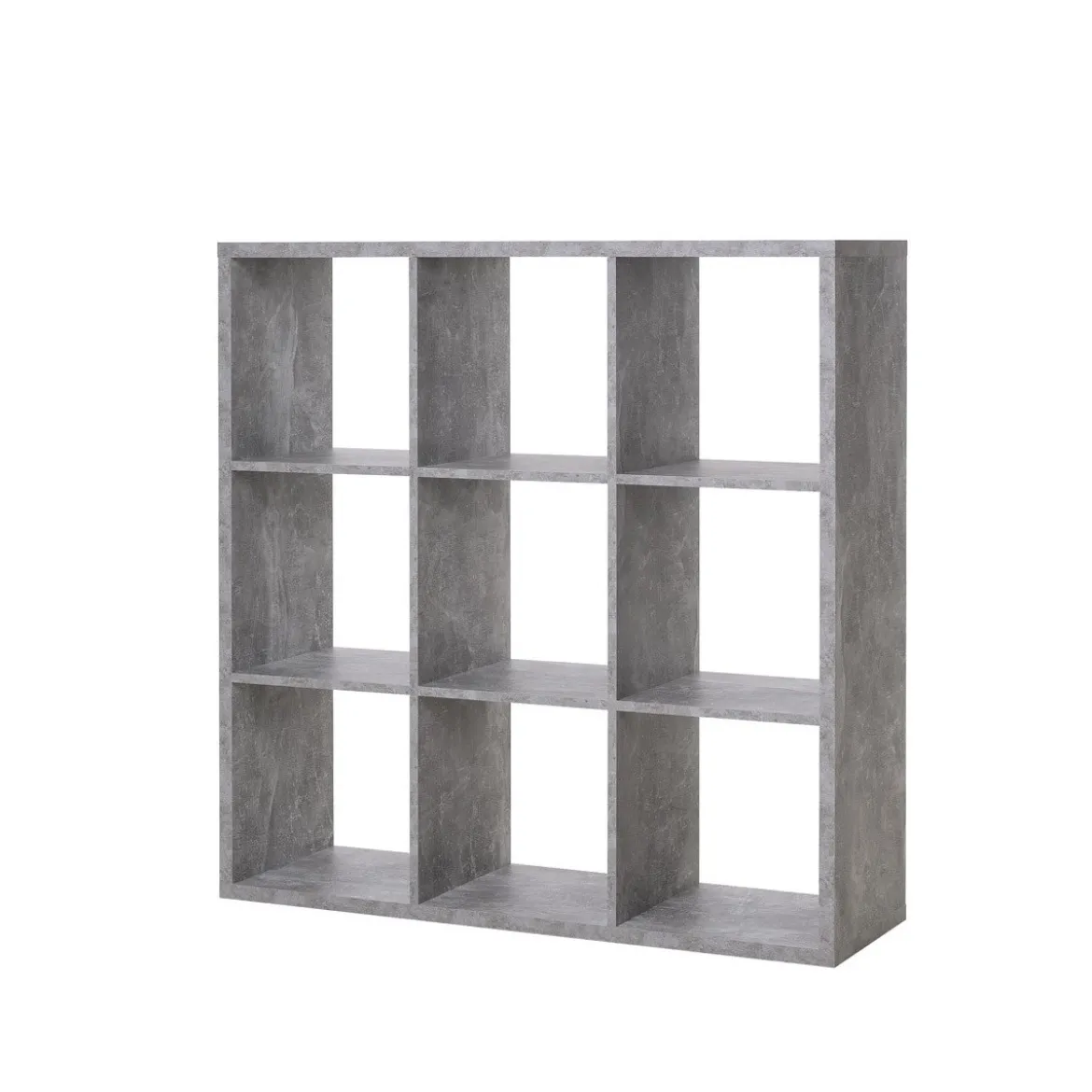 Libreria a Cubi Giorno Grigia Moderna Mensole Legno Divisorio Scaffali Ufficio