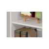 Libreria Bianca in Legno 60 Moderna Scaffali Mensole Parete Salotto Cameretta