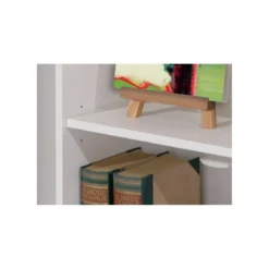 Libreria Bianca in Legno 60 Moderna Scaffali Mensole Parete Salotto Cameretta
