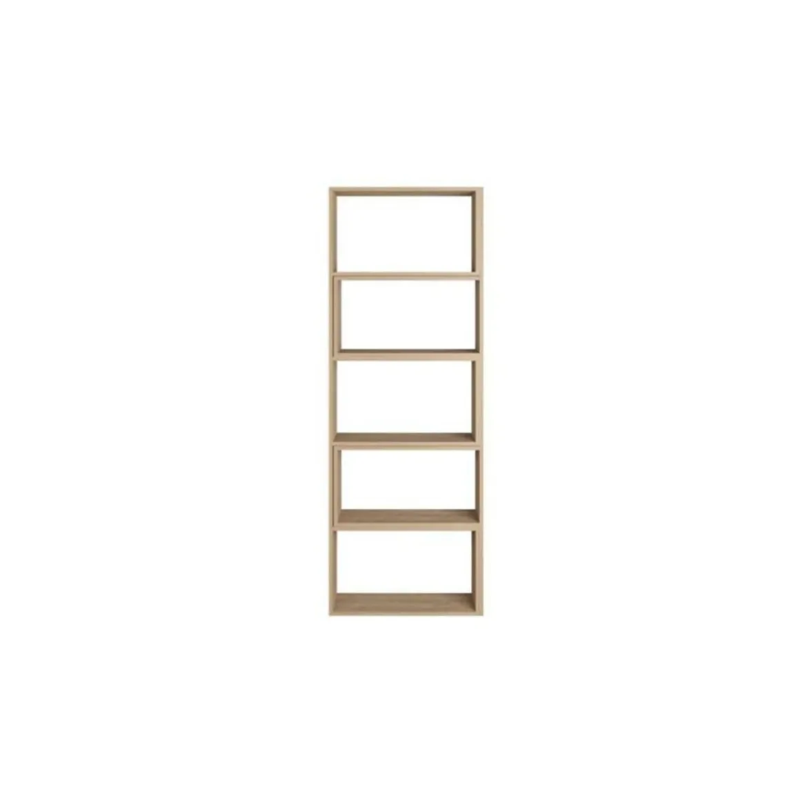 Libreria Estensibile Moderna Angolare Rovere