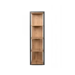 Libreria Indrustial Rovere Quercia a Cubi in Legno da Salotto Ingresso