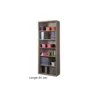 Libreria in Legno 5 Ripiani Alta Moderna Design Scaffali Ufficio Studio Camera