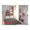 Libreria in Legno 60 Rovere Moderna Alta Bassa Stretta Scaffali Ripiani Ufficio