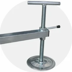 Livellatore a Vite per Trabattelli Ponteggi in Acciaio Sbalzo 12 cm