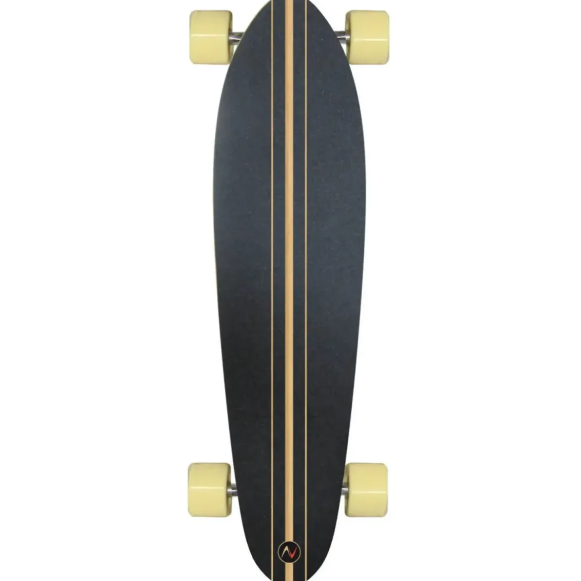 Longboard 95x24 Acero 8 Strati Skateboard Kicktail Cuscinetti ABEC 7