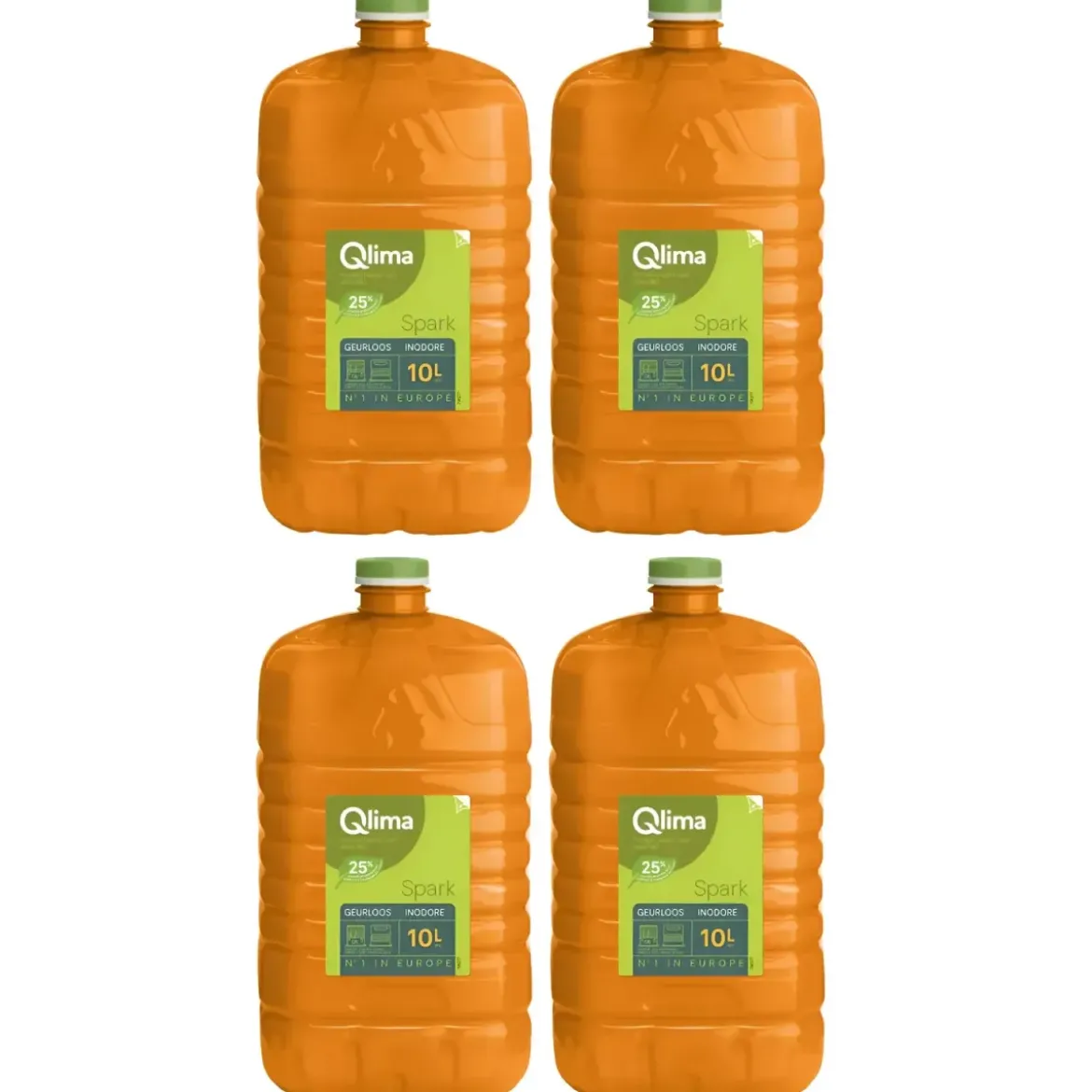 10L 4 Taniche Combustibile Liquido Puro Ecologico Inodore per Stufe