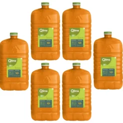 10L 6 Taniche Combustibile Liquido Puro Ecologico Inodore per Stufe