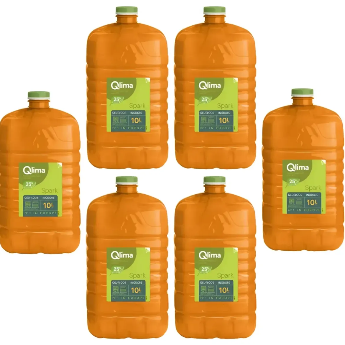 10L 6 Taniche Combustibile Liquido Puro Ecologico Inodore per Stufe