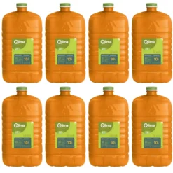 10L 8 Taniche Combustibile Liquido Puro Ecologico Inodore per Stufe