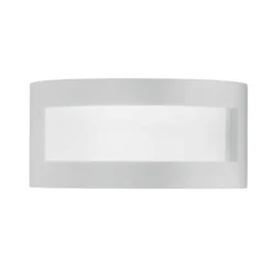 Luce da Parete Intec Lampada a Muro Applique Verniciabile in Gesso Bianco