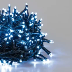 Luci di Natale a Led Decorazione con 180 Lucine Bianco Freddo Cavo 8 mt