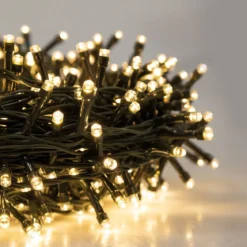 Luci di Natale Decorazione con 500 Lucine Led Bianco Caldo Filo di 22,5 mt