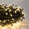 Luci di Natale Filo di 45 mt Decorazione con 1000 Lucine Led Bianco Caldo