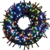 Lucine di Natale Filo da 8 mt Decorazione con Luci Multicolore con 180 Led